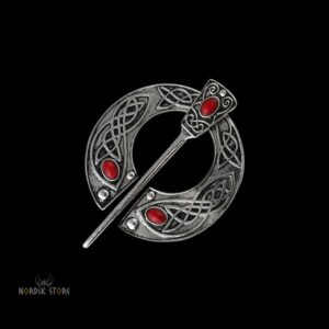 fibule viking de Ragnar argent, cadeau