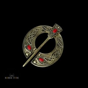 fibule viking de Ragnar or ancien, cadeau