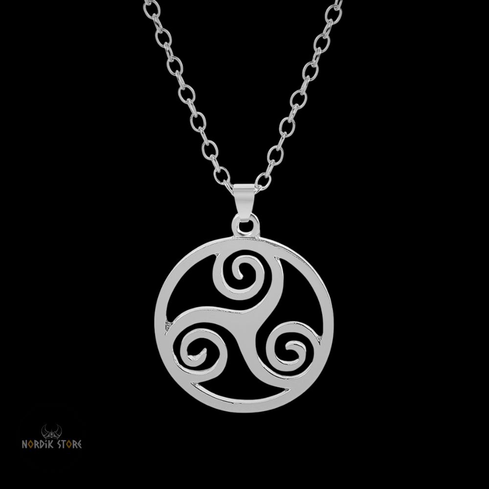 pendentif celtique Triskel argent, cadeau