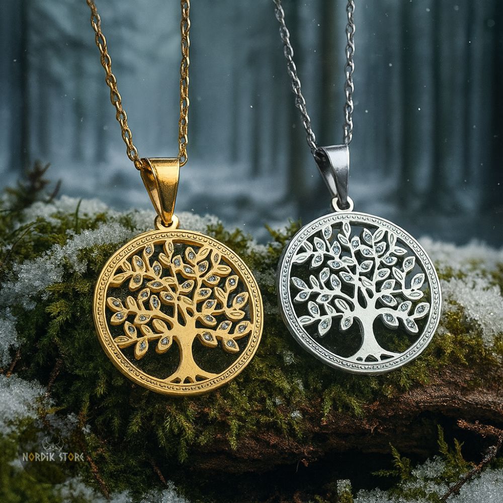 pendentifs viking arbre de vie, cadeaux femme