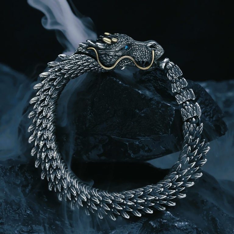 Bracelet viking dragon