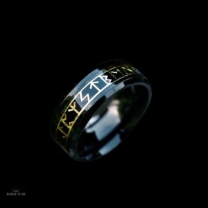 alliance viking pouvoir des runes noire, cadeau homme et femme