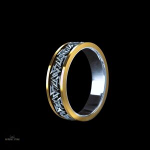 Alliance Viking Valknut d'Odin en argent 925, cadeau homme ou femme