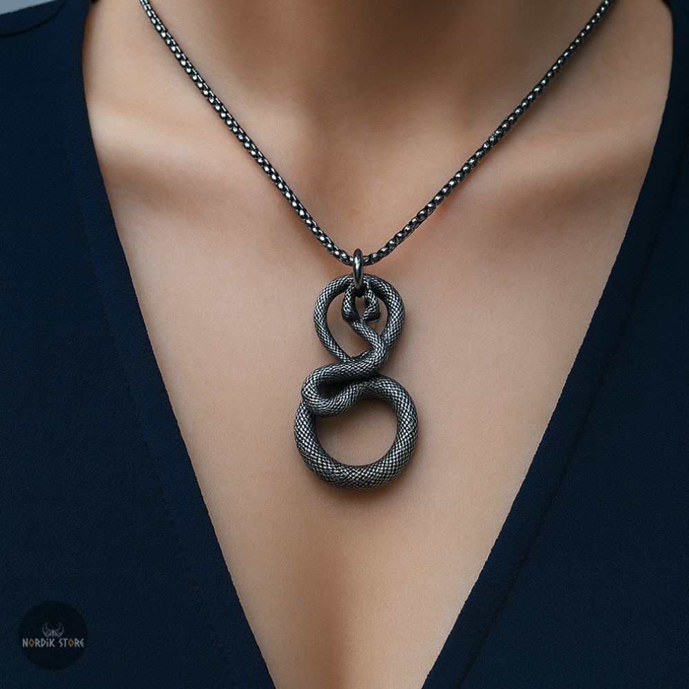 amulette celtique serpent cadeau femme