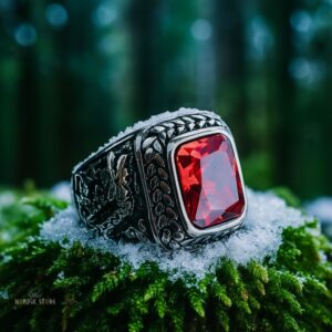bague viking dragon Ragnar, cadeau
