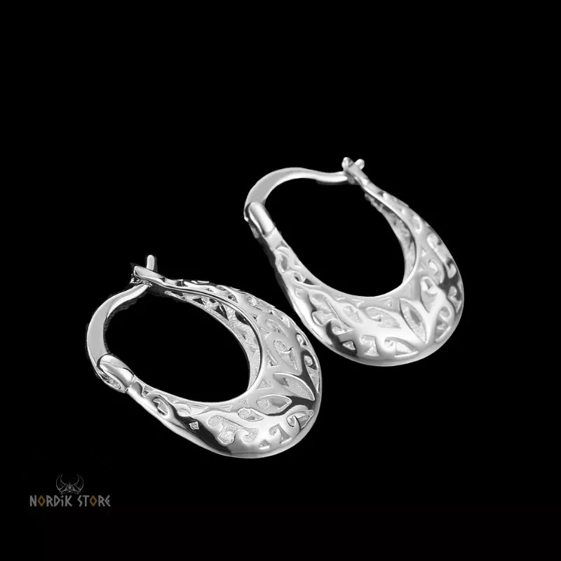 boucles d'oreilles entrelacs celtiques, cadeau