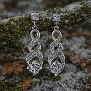 boucles d'oreilles entrelacs Lagertha, cadeau