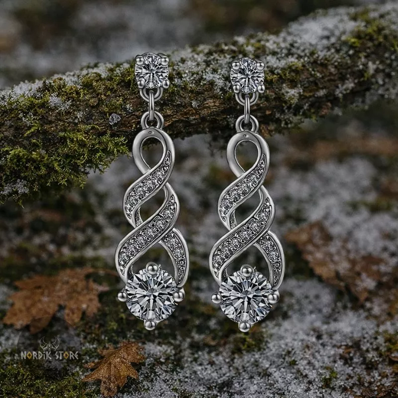 boucles d'oreilles entrelacs Lagertha, cadeau