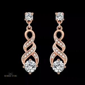 boucles d'oreilles entrelacs Lagertha or, cadeau