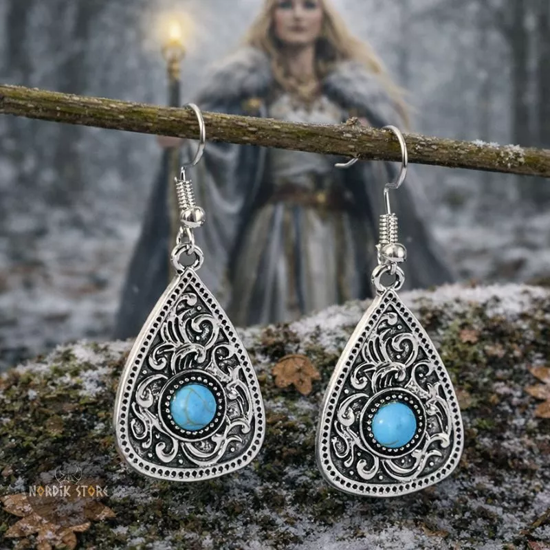 boucles d'oreilles vikings Frigg cadeaux femme