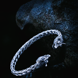 Bracelet torque viking Fenrir