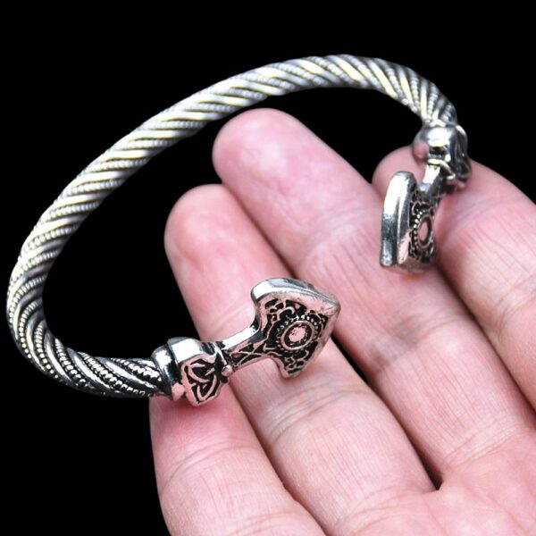 bracelet torque viking flèches, cadeau homme