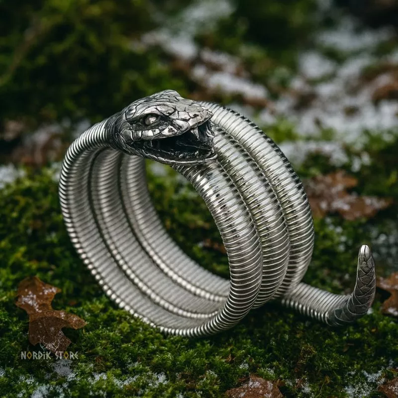 bracelet viking anneaux Jörmungand, cadeau