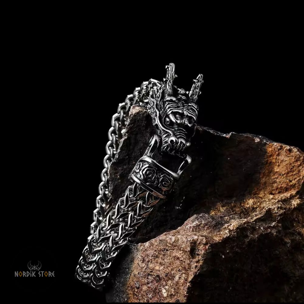 bracelet viking puissance du dragon Fafnir, cadeau
