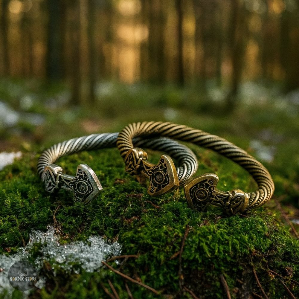 bracelets torques viking flèches, cadeaux