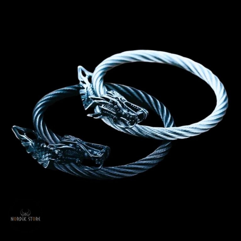 bracelets vikings dragon Fafnir, cadeaux