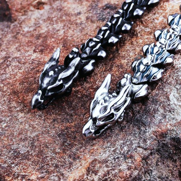 Bracelets vikings La puissance du dragon nordiques
