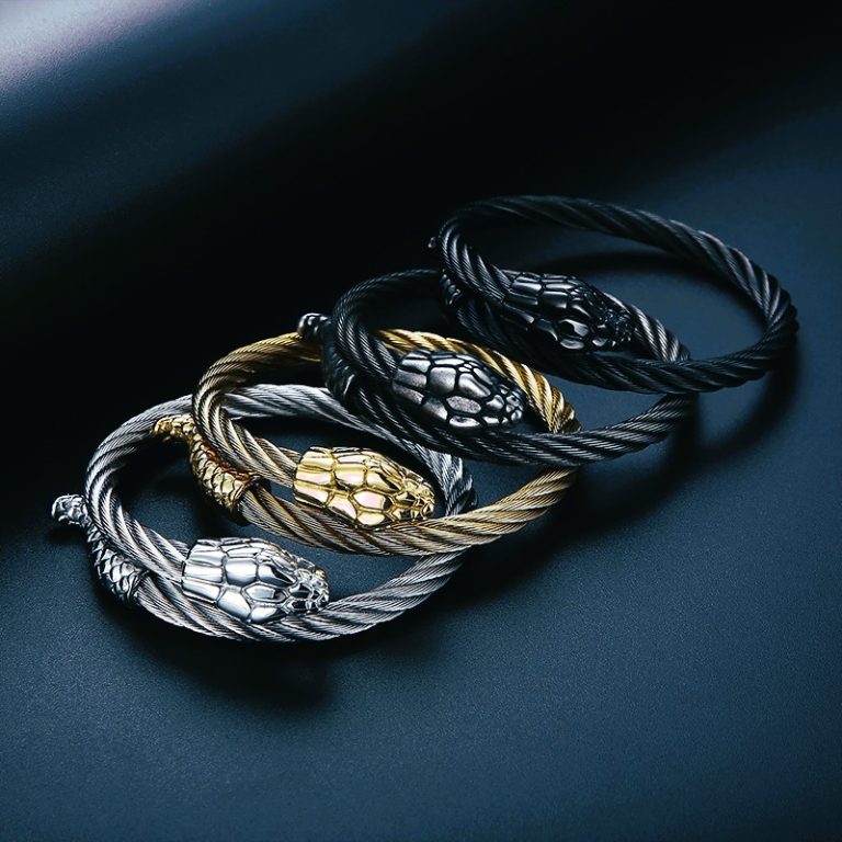 Bracelets vikings serpent Midgard