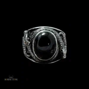 chevalière viking oeil de Sigurd en acier, cadeau