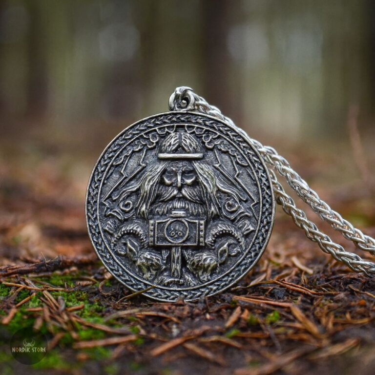 collier amulette viking Thor