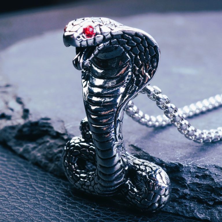 Collier viking serpent cobra