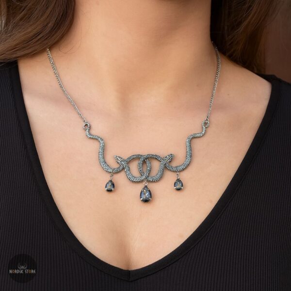 collier viking Serpent Freyja, cadeau femme