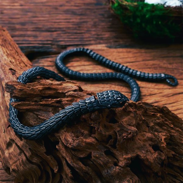 Collier viking serpent Ouroboros Jormungand