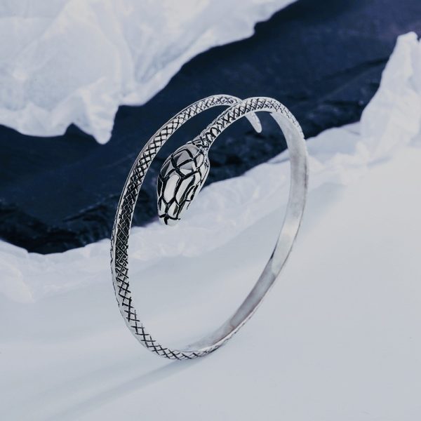Jonc bracelet viking serpent Jörmungand