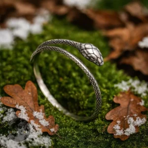 jonc viking serpent Jörmungand cadeau femme et homme