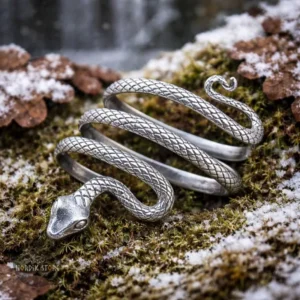 jonc viking serpent monde, cadeau femme