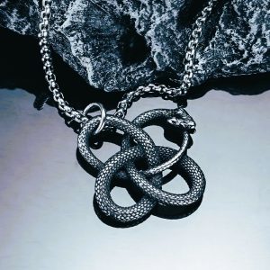 Pendentif celtique entrelacs serpent