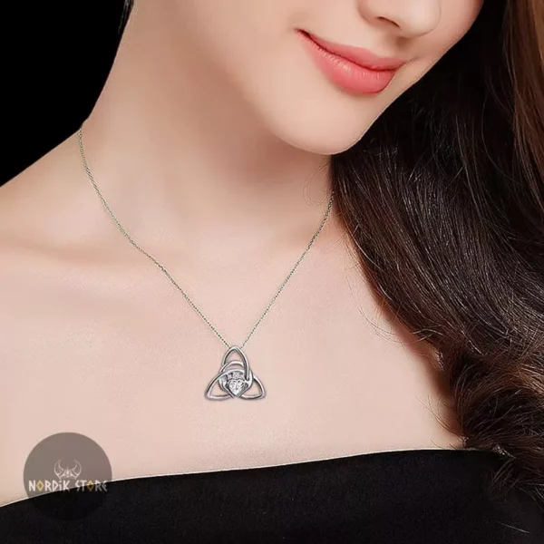 Pendentif Nœud Celtique (Dara) En Métal - Neuf Sans Emballage