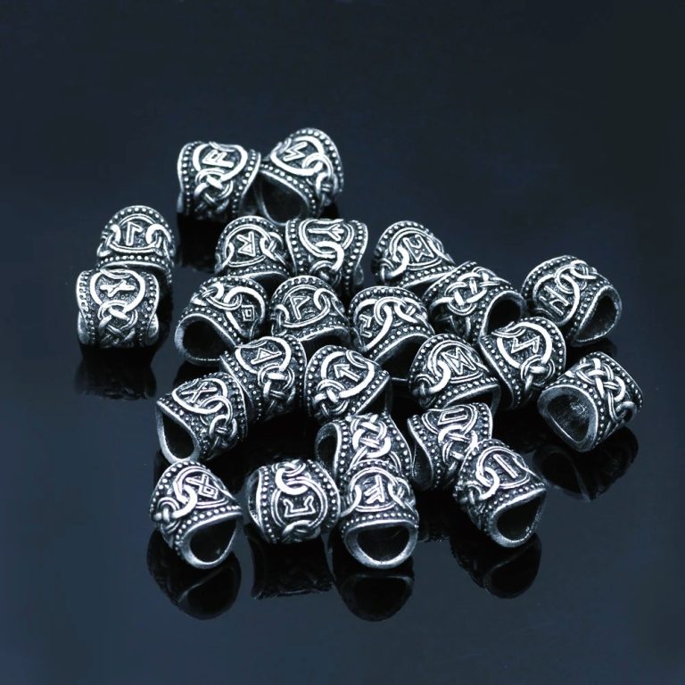 Perles de barbe 24 runes Futhark