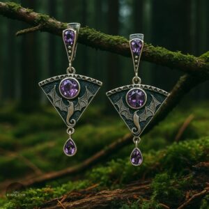 boucles d’oreilles Dragon de Feu, cadeau