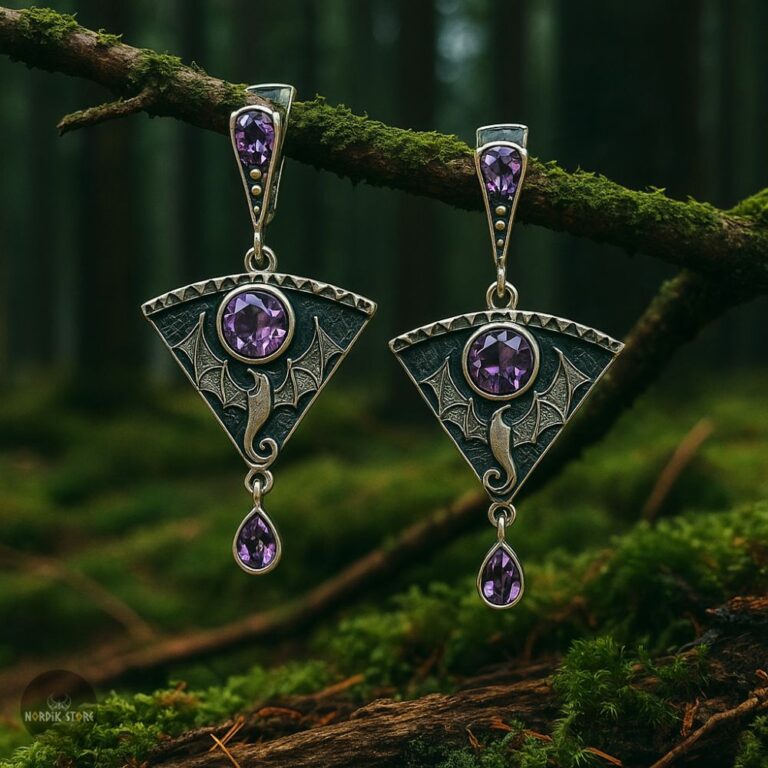 boucles d’oreilles Dragon de Feu, cadeau