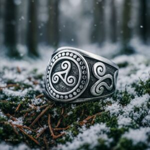 bague viking Triskell cadeau homme