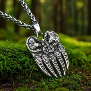 collier viking Griffes d'ours, cadeau