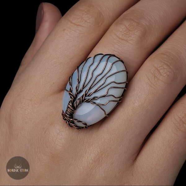 bague viking Vor arbre de vie, cadeau femme