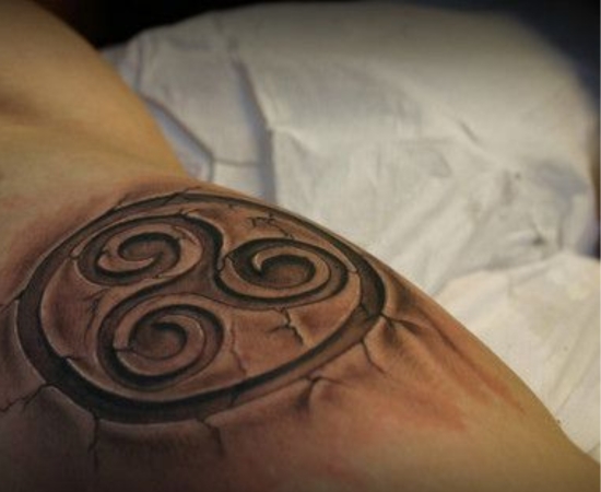 Tatouage celtique Triskel