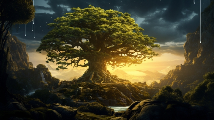 Yggdrasil, l'arbre monde dans la mythologie nordique