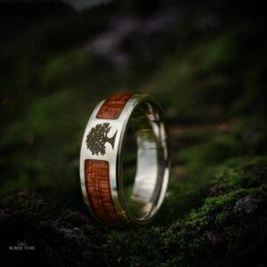 anneau viking Le bois d'Yggdrasil, cadeau