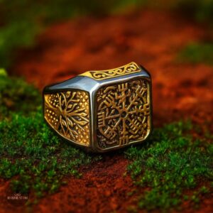bague viking royale Yggdrasil, cadeau homme