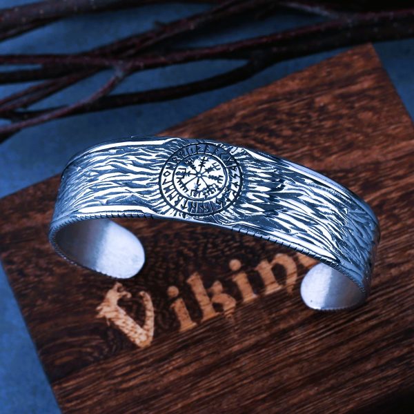 Bracelet viking la protection de la boussole Vegvisir