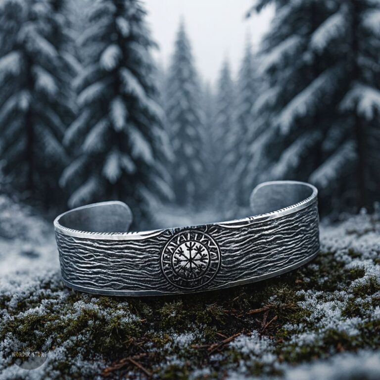 bracelet viking la protection Vegvisir, cadeau homme et ados