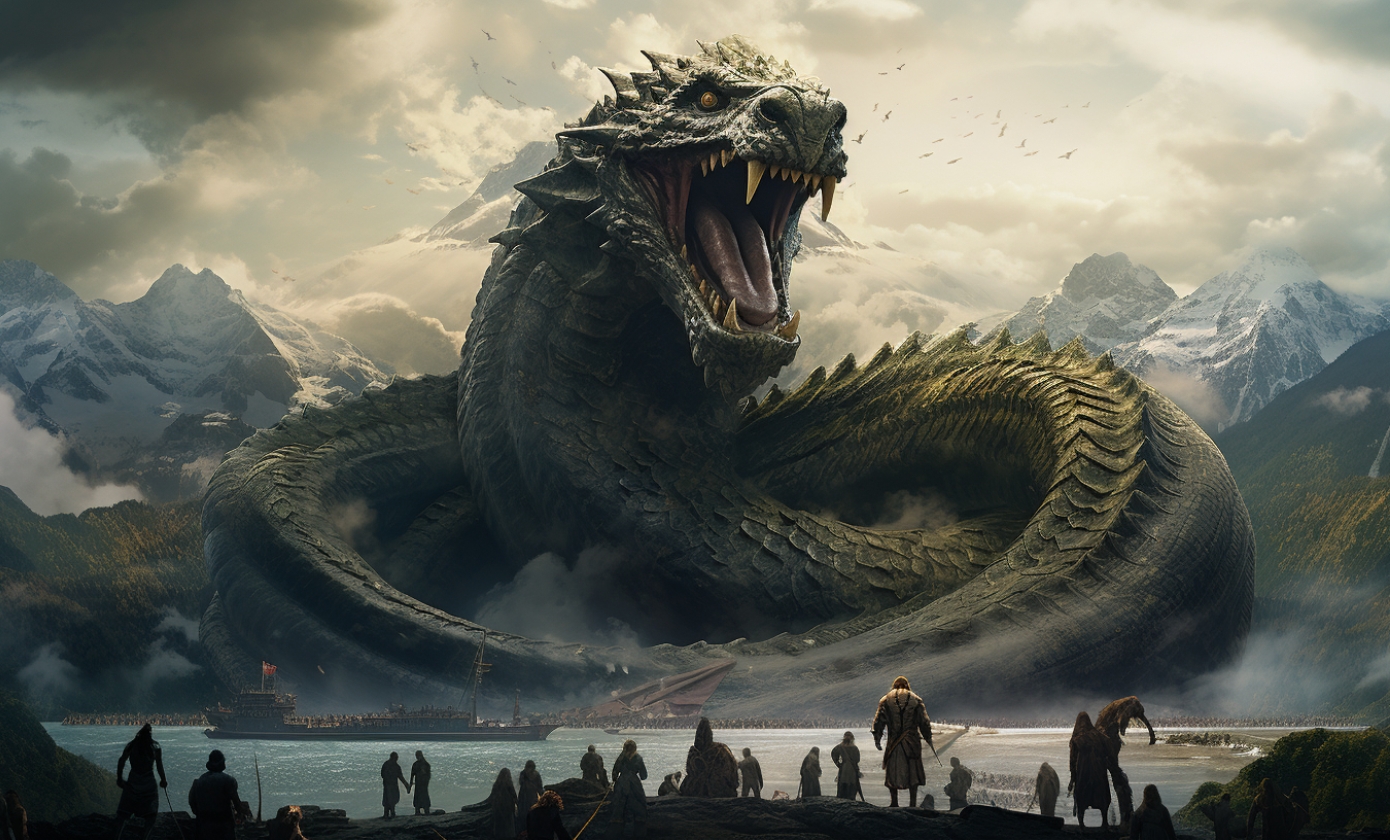 Jörmungandr : Le Gigantesque Serpent Monde de Midgard