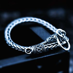 Bracelet viking de bravoure en argent 925