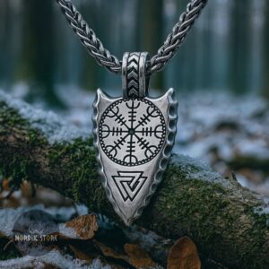 collier viking la flèche protectrice cadeau homme