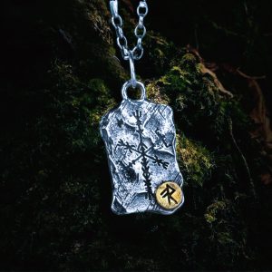 Collier viking la protection de runes énergie