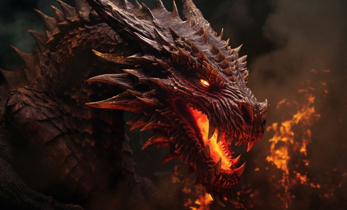 Fáfnir, un ancien Nain transformé en terrifiant dragon