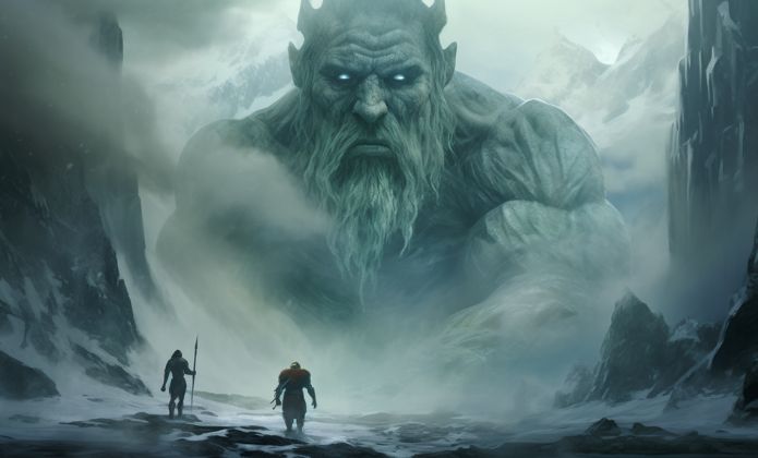 Jötunn, géant de glace dans la mythologie nordique